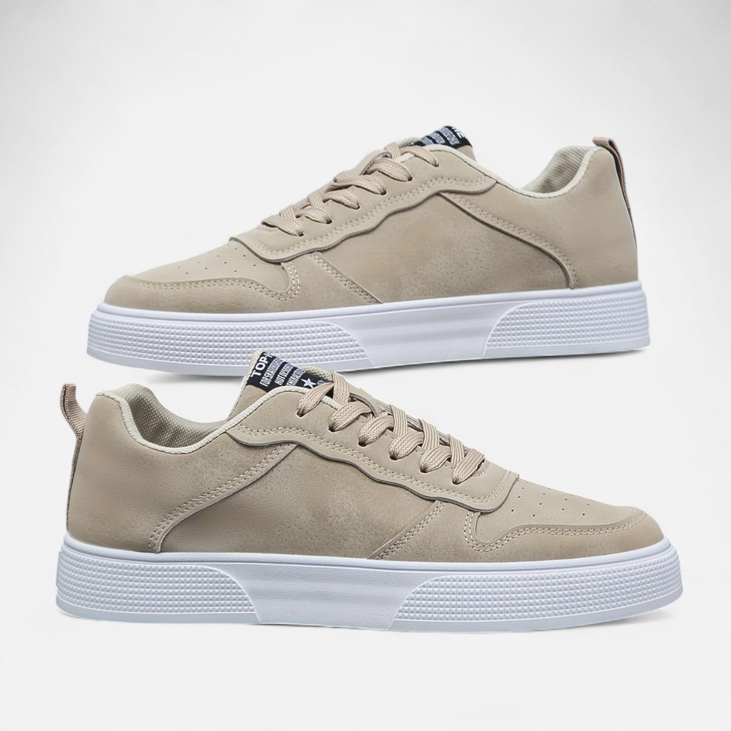 Maisonancien | Męskie sneakersy klasyczne – biały spód & styl Ivy