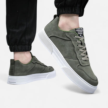 Maisonancien | Męskie sneakersy klasyczne – biały spód & styl Ivy