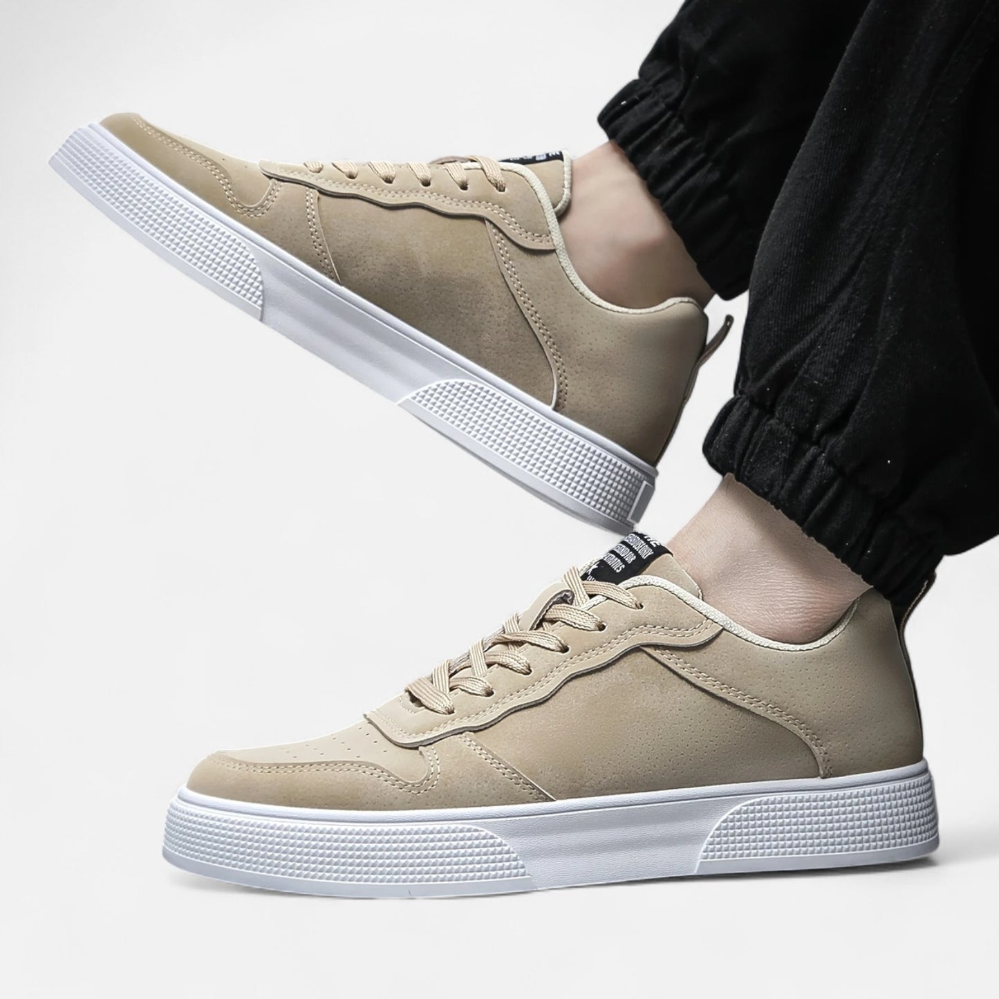 Maisonancien | Męskie sneakersy klasyczne – biały spód & styl Ivy