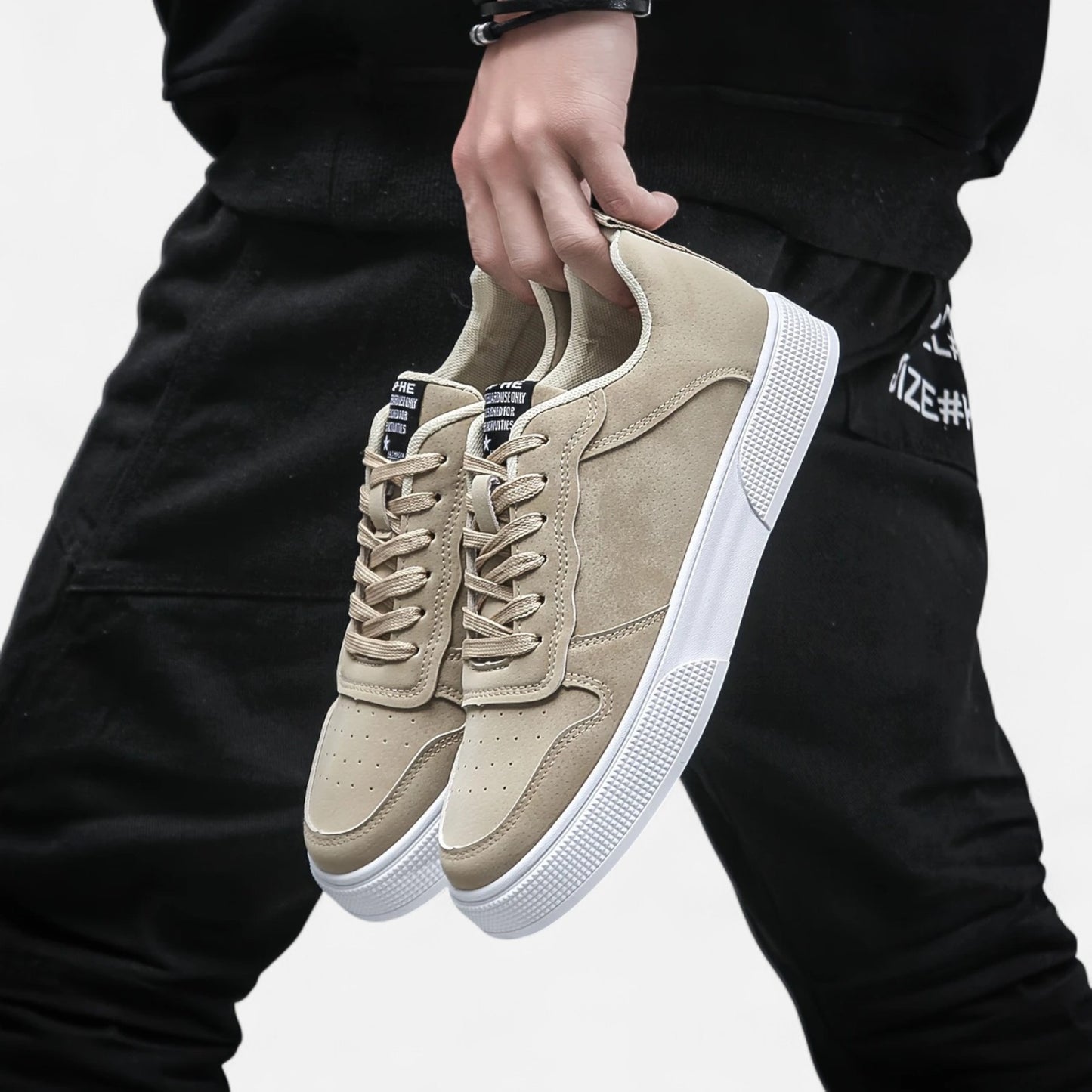 Maisonancien | Męskie sneakersy klasyczne – biały spód & styl Ivy
