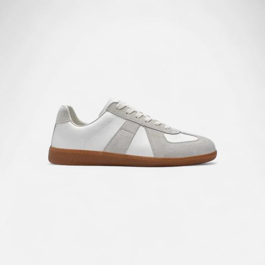 Maisonancien | Mężczyzna Skórzane Sneakersy Low-Top w Stylu Heritage