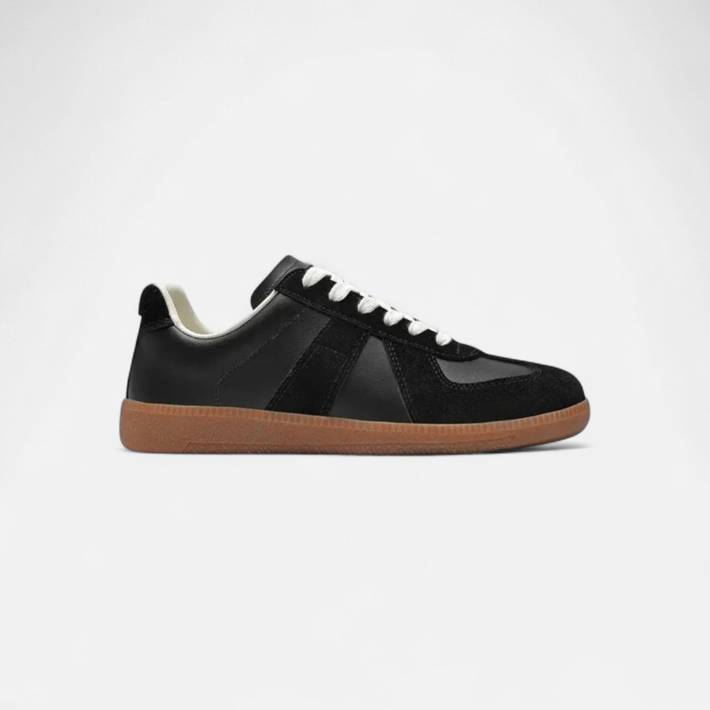 Maisonancien | Mężczyzna Skórzane Sneakersy Low-Top w Stylu Heritage