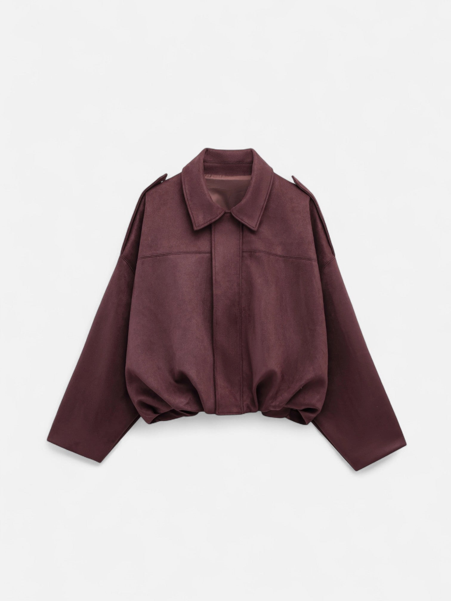 Maisonancien | Damska kurtka zamszowa bomber vintage