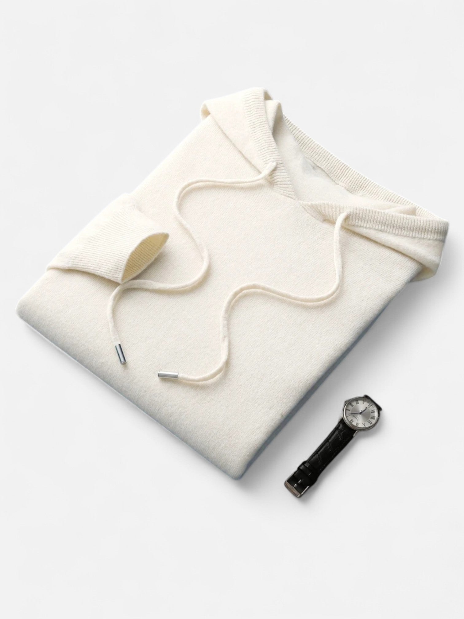 Maisonancien | Męska bluza z kapturem z wełny merino