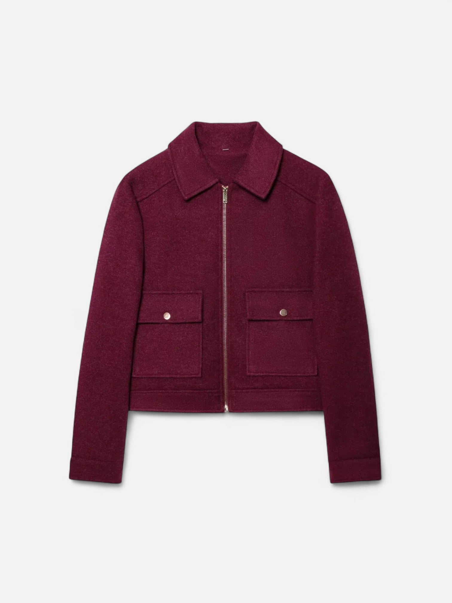 Maisonancien | Damska kurtka zapinana na zamek z poliestru